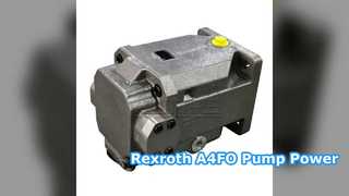 Rexroth A4FO hydraulische pompkracht