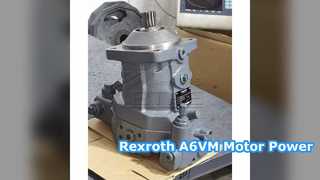Rexroth A6VM hydraulische motorkracht en prestaties